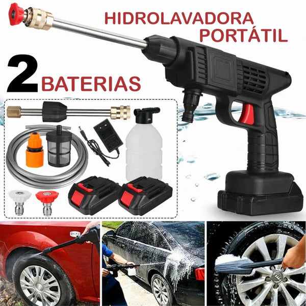 Arviroz™ - Pistola Lavadora Baterías Inalámbrica + Envio Grátis + Cargador de regalo gratis 4.9  (496 Reseñas)